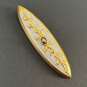 Elegant Gold and Silver Women's Brooch